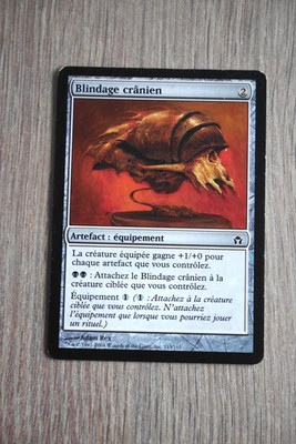 MTG Magic Card: Skull Armor - Artifact: Equipment - VF - 113 / 165