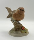 Aynsley English Robin Porcelain Bird Figure – John Aynsley 1975