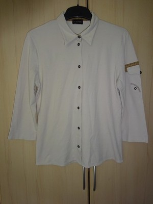 GOLFINO Sport Golf Damen 3/4 Polo Shirt Logo Beige Gr. 38