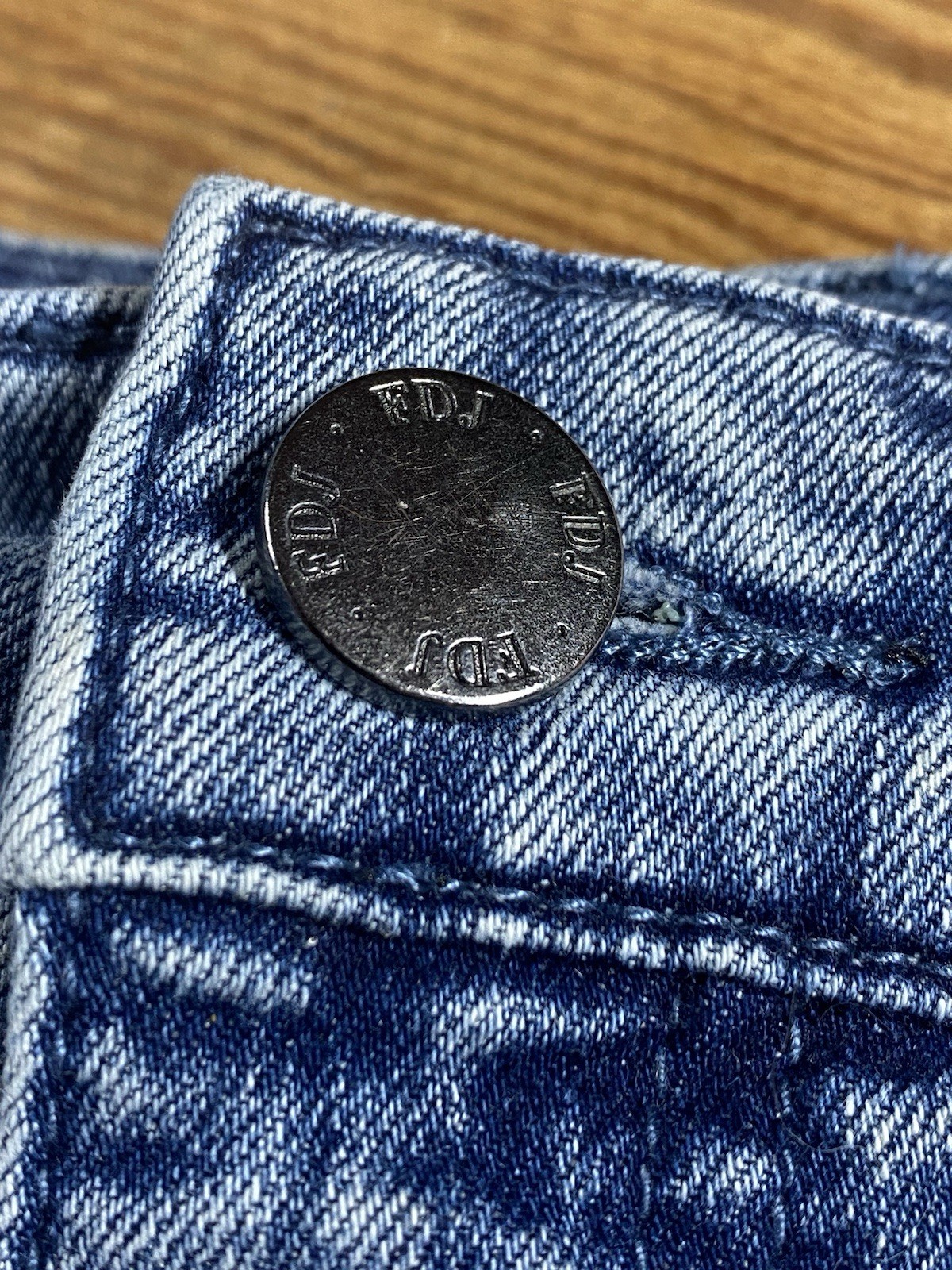 French Dressing Patchwork Jeans Suzann 29x28 Stra… - image 9