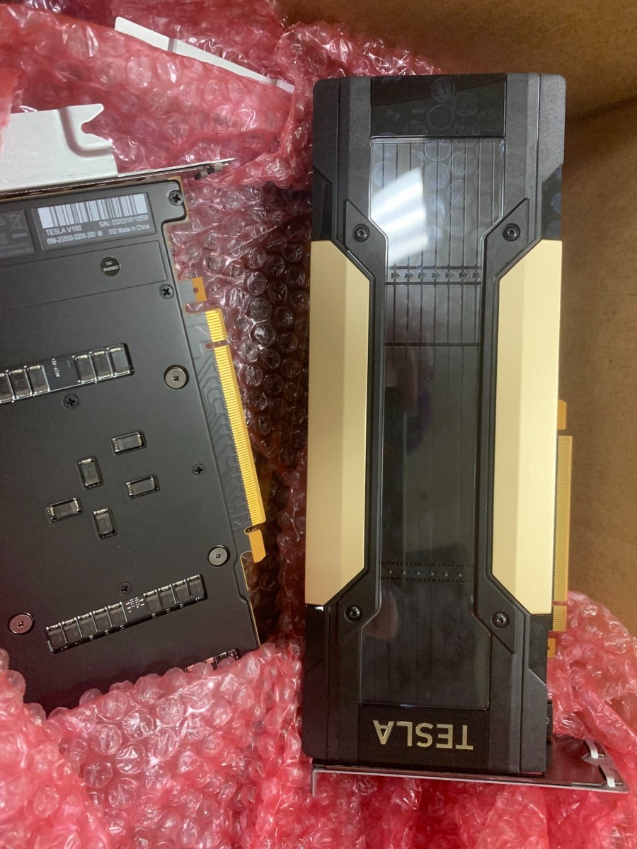 グラフィックボード・グラボ・ビデオカード Nvidia Tesla V100 16GB 4x Qty NVIDIA Tesla V100 16GB Graphic Card PCIE 3.0 - 60 Day