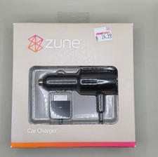 Microsoft Zune Car Charger Black New Open Box