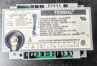 FENWAL 031-01283-000 Automatic Ignition Control Module