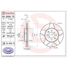2x Bremsscheibe vorne für Honda Civic 4 EC 5 EG EJ 6 MB MA 8 FD CRX 2 | 380527