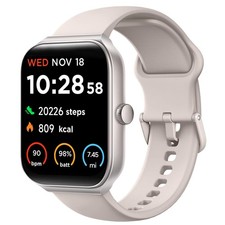 TOOBUR Smart Watch for Men Women Alexa Built-in, 1.95 Fitness Tracker with An...