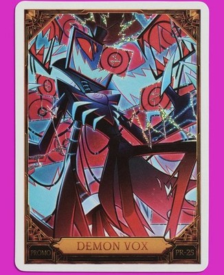 DEMON VOX PR-25 25 Hazbin Hotel trading card PROMO Holo Foil LVL
