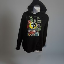 DISNEY THE NIGHTMARE BEFORE CHRISTMAS HOODIE sweatshirt size L See Measurements