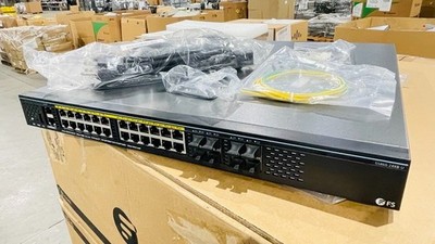 FS S5860-24XB-U  24 Multi-Gig 10G RJ45 POE++ Type 4 90W/740W, 4 SFP+,4 SFP28 25G