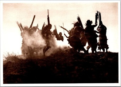 Native American Dance to Restore an Eclipse Moon Continental Postcard A319