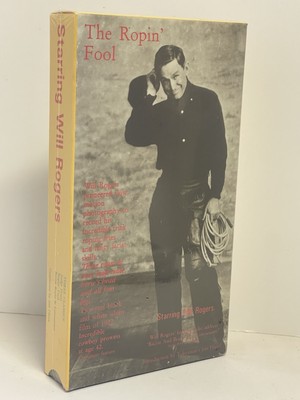 The Ropin' Fool Will Rogers VHS Tape 3 Classics NEW SEALED