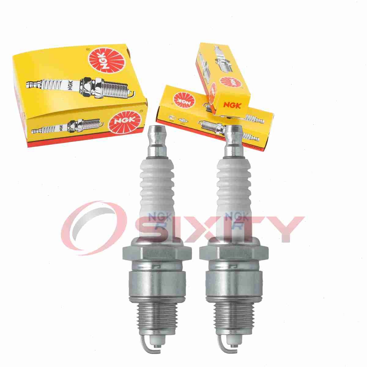 2 pc NGK 2633 BPR6HS-10 Standard Spark Plugs for W20FPR-UL10 W20FPR-U10 co