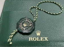 Authentic Rolex Green Tag Hang Tag Chronometer Certified For Years 2014-2025