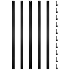 Versatile 76 Pack Deck Balusters   29.5" Aluminum Spindles for Sturdy Railings