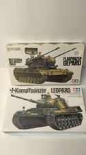 Lot Of 2 Tamiya 1/35 Kits German Kampfpanzer And Gepard Sealed And NIOB