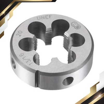 13/16''-20 UNEF Alloy Tool Steel Machine Thread Round Threading Die Hand Tool New