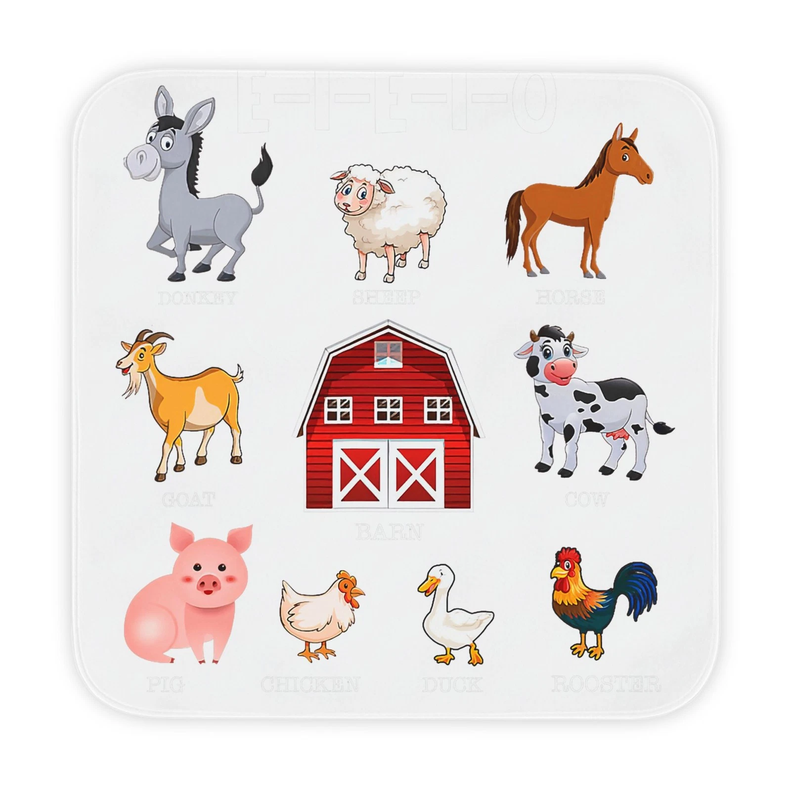 Barn & Farm Animals Hooded Baby Towel | Cute Baby Bath Towl
Opens in a new window or tab