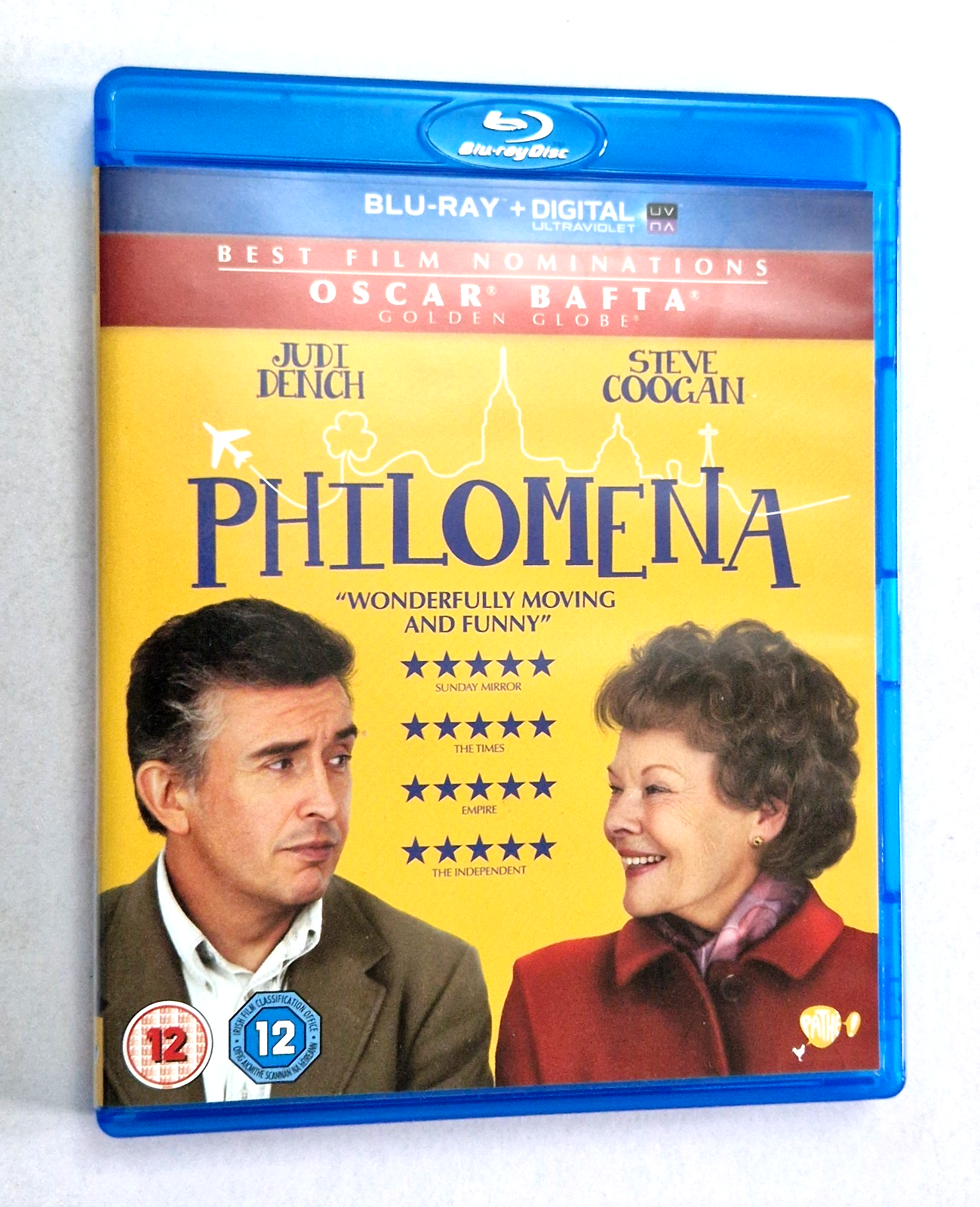 Philomena BLU RAY Starring Judi Dench Steve Coogan