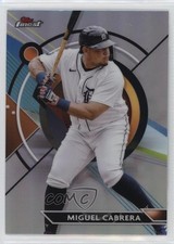 2023 Topps Finest Refractor Miguel Cabrera #15 00mp