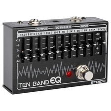 STRICH EQ Pedal for Electric Guitar,10-Band Equalizer Effects Pedal, Black