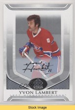 2020 Upper Deck SP Signature Edition Legends Silver Script Yvon Lambert READ 7vj