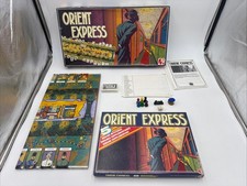 Vintage Orient Express Board Game Jumbo W 5 Mysteries Supplement