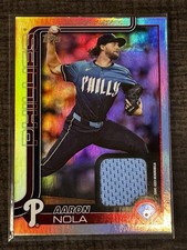 2025 Topps Series 2 - Real One Relics Aaron Nola #454 (MEM)