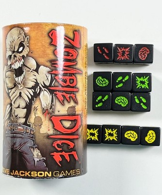 Zombie Dice Würfel Spiel von Steve Jackson Games 1st Edition 14th Printing 2019
