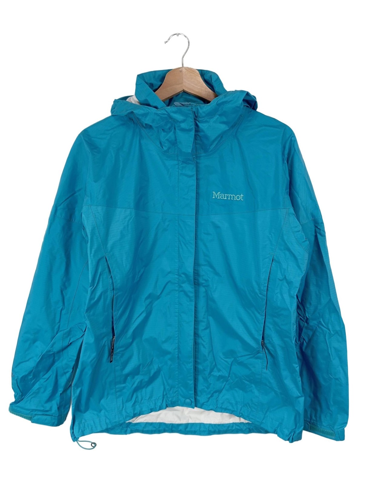 MARMOT Chaqueta con capucha Mujeres Chaqueta Talla EU 38 azul claro look casual