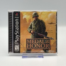 Medal of Honor (PlayStation 1, Ps1) VGC CIB Complete w/ Reg Card | Black Label