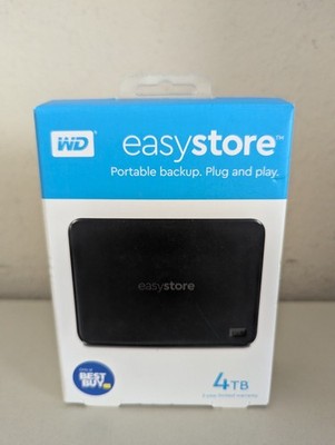 Western Digital EasyStore 4TB External Portable Hard Drive