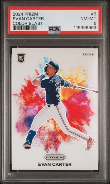 2024 Prizm Evan Carter Color Blast