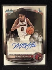 2025-26 Bowman Chrome Basketball Mikel Brown JR. #CPA-MBJ Bowman 1st Auto