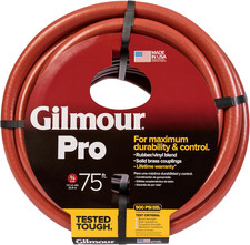 Pro Commercial /" X 75' Heavy Duty Water Hose, Durable and Kink Resistant 75 Ft