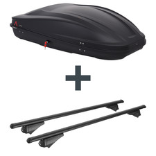Dachbox G3 Spark 400 + Dachträger Menabo Tiger für VW Touran Typ 5T1 NEU Set