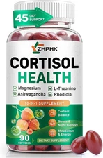 (2 Pack) Cortisol Manager 10-in-1 for Relaxation Focus Cognitive Support - 90ct.