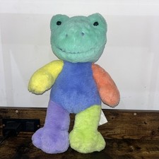 Build A Bear Frog Happy Colors Block Rainbow Limited 2023 Line