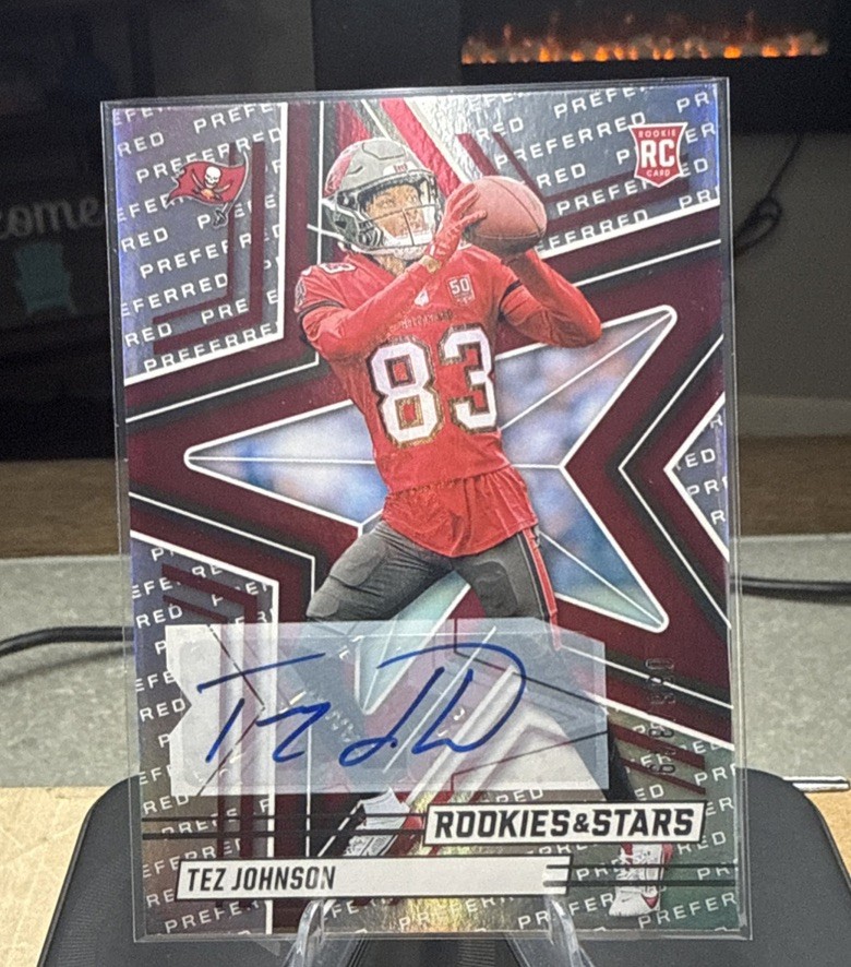 2025 Panini Rookies & Stars - Rookies Tez Johnson #184 Signatures (AU, RC) /349