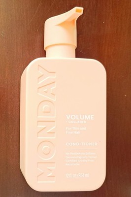 Monday Volume Collagen Conditioner 12 oz, for Thib & Fine Hair
