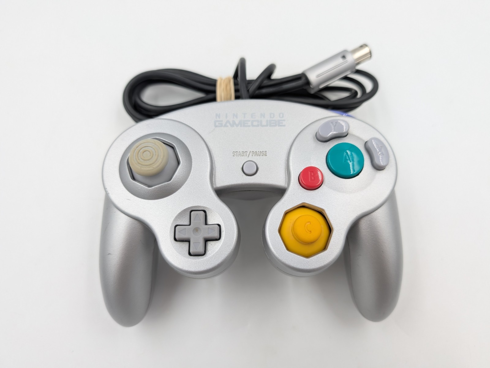 Nintendo GameCube Controller Silver Platinum Original OEM DOL-003 (260079)