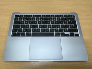 Apple MacBook Air 13" M1 A2337 3598 UK Handauflage Trackpad Akku komplett grau