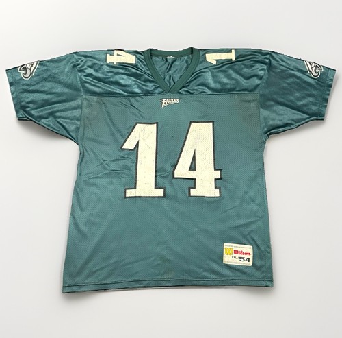 Sz 54- Vintage 90s Wilson Ty Detmer Philadelphia Eagles jersey men’s g