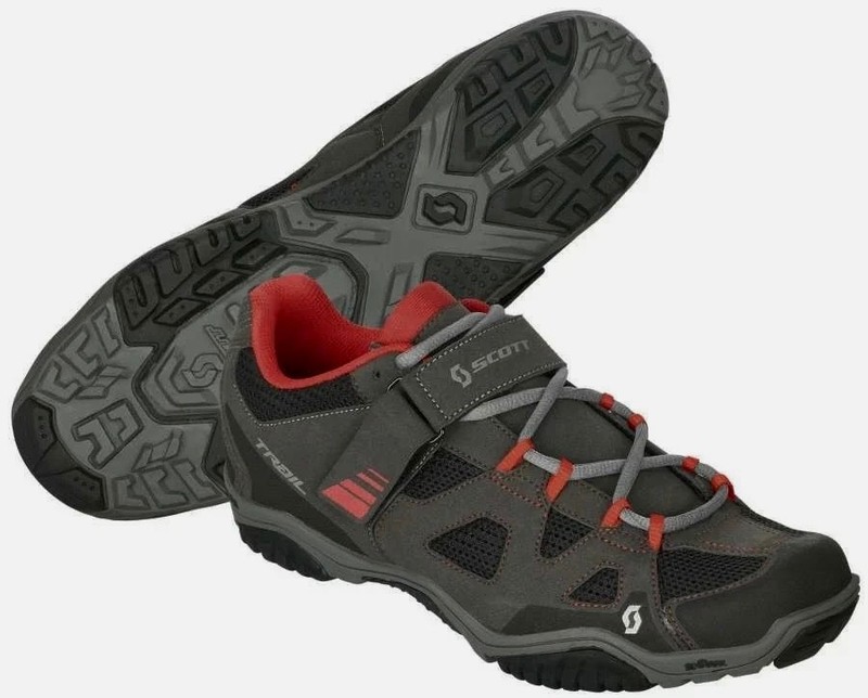 Scott Trail Evo Clipless Cycling Shoe M-8.5 42 Black/Red