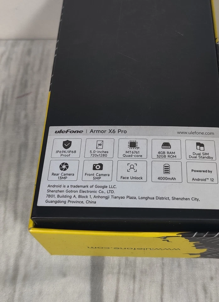 Ulefone Armor X6 Pro Ip69k Naranja Foto 3 de 4