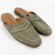   LUCKY BRAND Patsie Loafer Mule LIGHT GREY SIZE 6.5 EUC