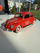 VW BEETLE 1/18 Split Window Die Cast Model Car Rare coca Cola  Boxed Model