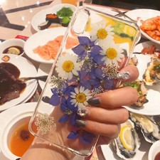 6 Set Getrocknete Blumen gepresste echte nat&uuml;rliche Pflanze Blumenkerze
