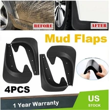 Car Mud Flaps Splash Guard Mudguard for Front / Rear with Hardware Universal Fit