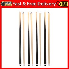 Set of 4 Pool Cues 58  Billiard House Bar Cue Sticks, 2-Piece Pool Cue