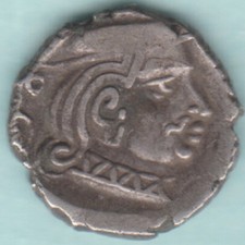 ANTIKE INDIEN WESTERN KSHATRAPAS SILBER DRACHME SELTENE M&Uuml;NZE