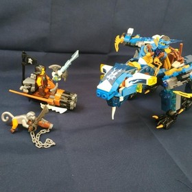 LEGO Ninjago 70602 Jay's Elemental Dragon Incomplete Instructions 15x11x2in Size